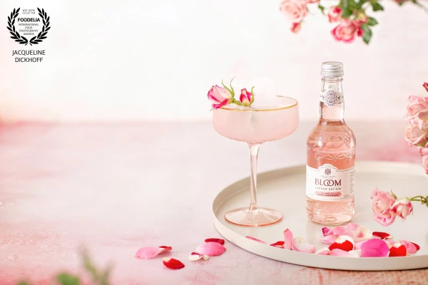 The roses from our garden were the inspiration to take this photo. 
Dry gin and rose lemonade is a...