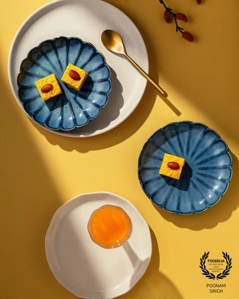 Intriguing food photography that celebrates a radiant yellow color palette.
