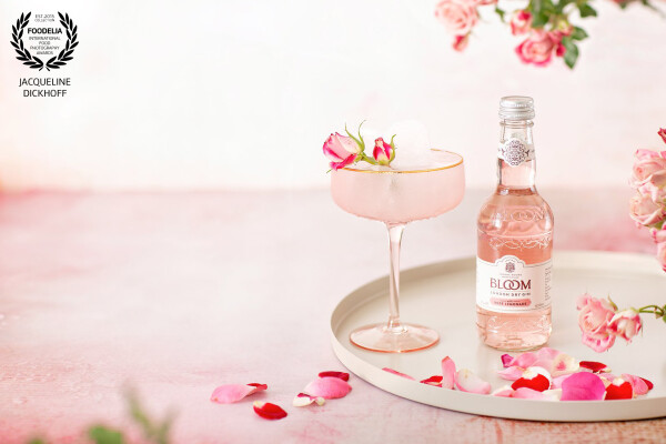 The roses from our garden were the inspiration to take this photo. 
Dry gin and rose lemonade is a...