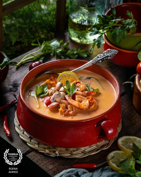 Thai coconut soup