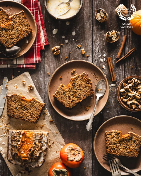 This Persimmon Bread is everything you want in a cozy winter loaf. It is soft, moist, and packed wit...