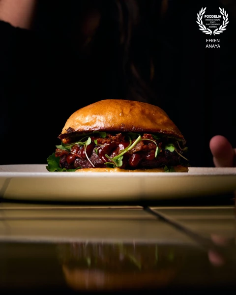 'La Fucking Burger', crafted by Chef @hugopv8 at @hakukgastrobar.