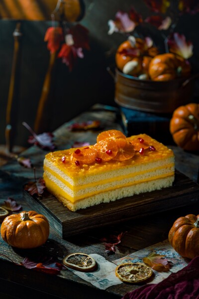 Mango orange cake