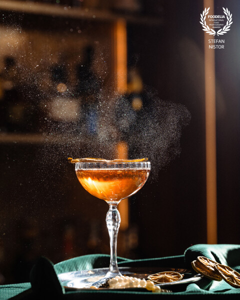 Golden elegance in motion