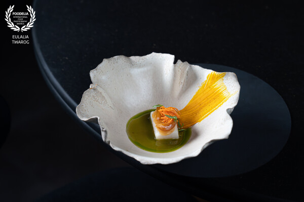 A photo taken for the two-Michelin-starred Atama — a restaurant that captivates with its interior, d...