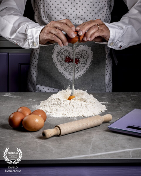 When a pasta maker is at work, it shows, technique and practicality immortalized forever