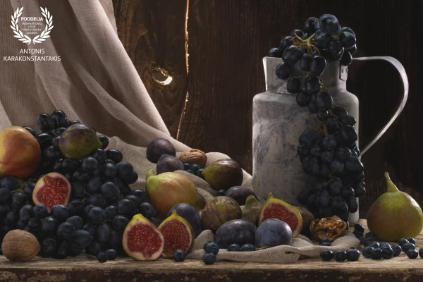 Summer fruits from Crete, Greece.