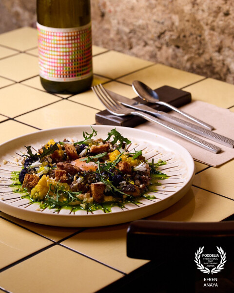 'Texturas de coliflor', crafted by Chef @hugopv8 at @hakukgastrobar