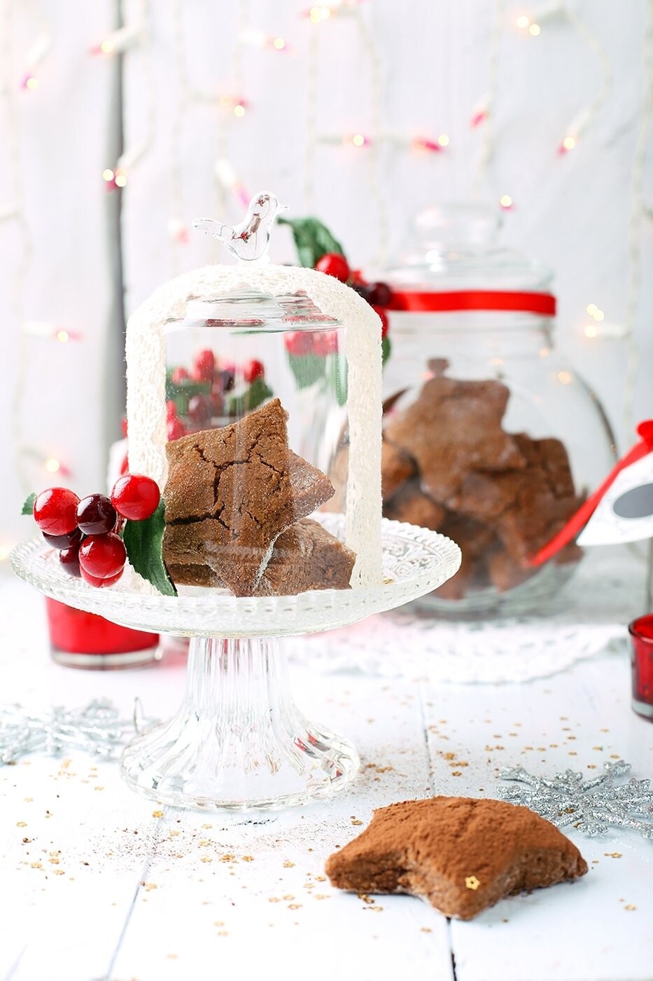Gingerbread cookies - the picture was made for the christmassy issue of the Gluten Free Heaven Magazine, aiming to show gluten-free cookies as tasty as they can be.
