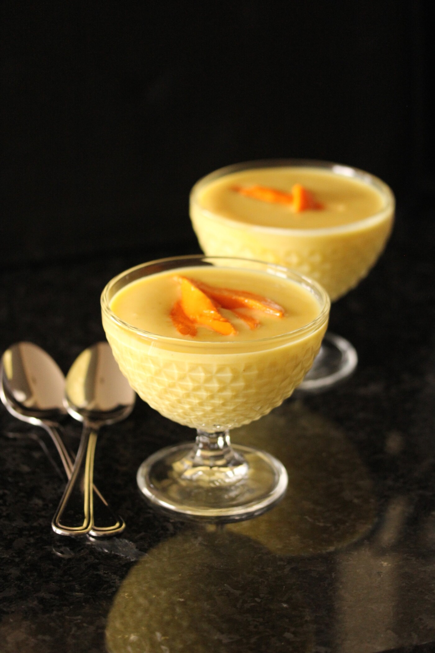 In this picture is my first attempt at making Phirni. A North Indian dessert prepared with milk, sugar, almonds, and powdered rice, and delicately flavored with cardamom and saffron.