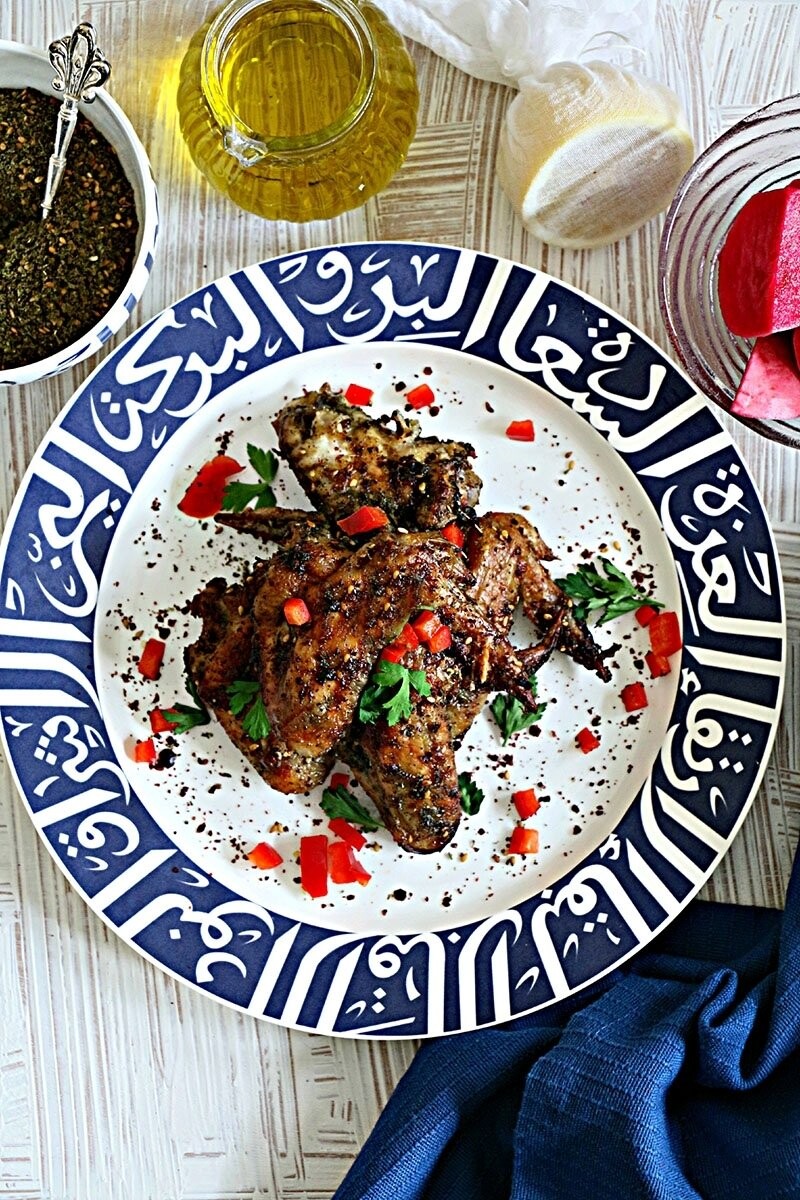 Nothing beats chicken wings to feed a crowd. Za'tar Chicken wings are just that and more with the Middle Eastern twist as I used Za'tar to give these wings a fantastic flavor.
