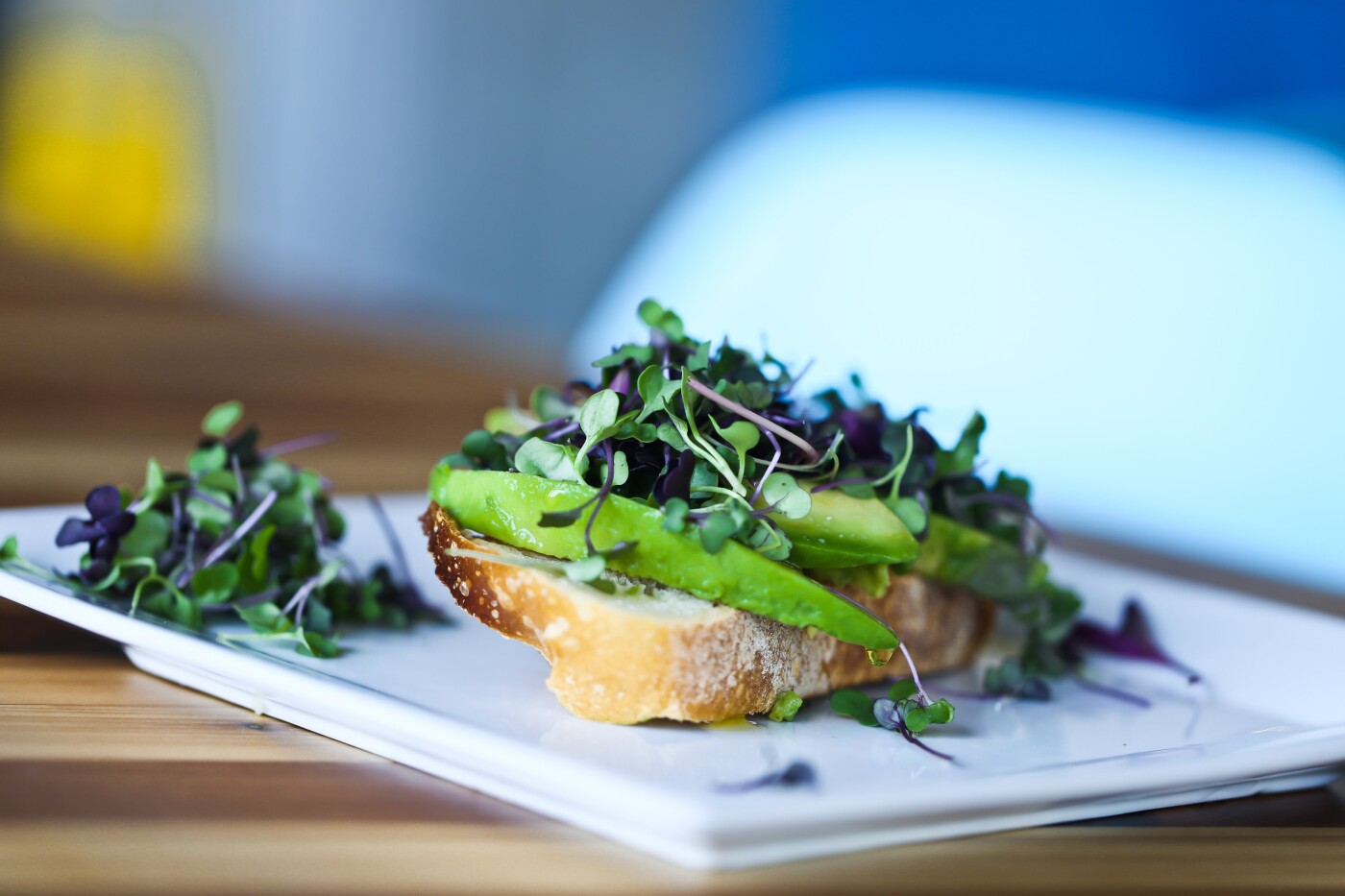 Avocado Toasts are super trending in San Diego right now. Found this version of the toast with nicely scented truffle oil and micro greens at the new Hillcrest spot 'Refill Cafe'. Not only was this toast super flavorful, but also offered enough colors & lighting textures for an awesome click.