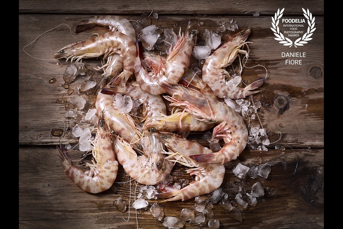 “ An awesome Italian fisherman gave me these beautiful Italian Mazzancolle (Jumbo Shrimps) directly from the sea.<br />
Sometimes freshness makes the real difference”.<br />
