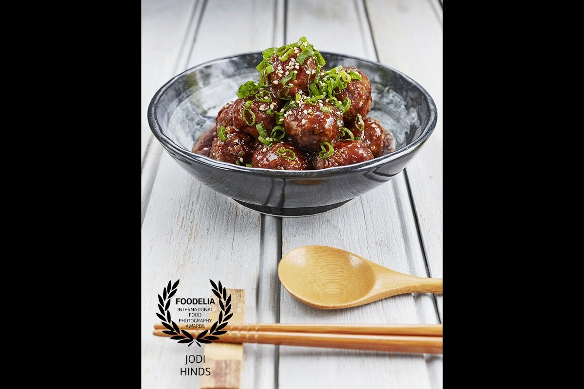 Sweet Ginger Meatballs - a delicious dish with a mixture of beef and pork meatballs covered in a gorgeous sticky sauce of ginger, soy, sesame and spring onions!<br />
<br />
Reiko Hashimoto is a passionate and talented Japanese chef working in London and a pleasure to work with too!<br />
This is from Bloomsbury Cooks Publication of Cook Japan<br />
Publisher: Bloomsbury @bloomsburycooks<br />
Chef: Reiko Hashimoto @hashicooking<br />
Photographer: Jodi Hinds @jodihindsphoto