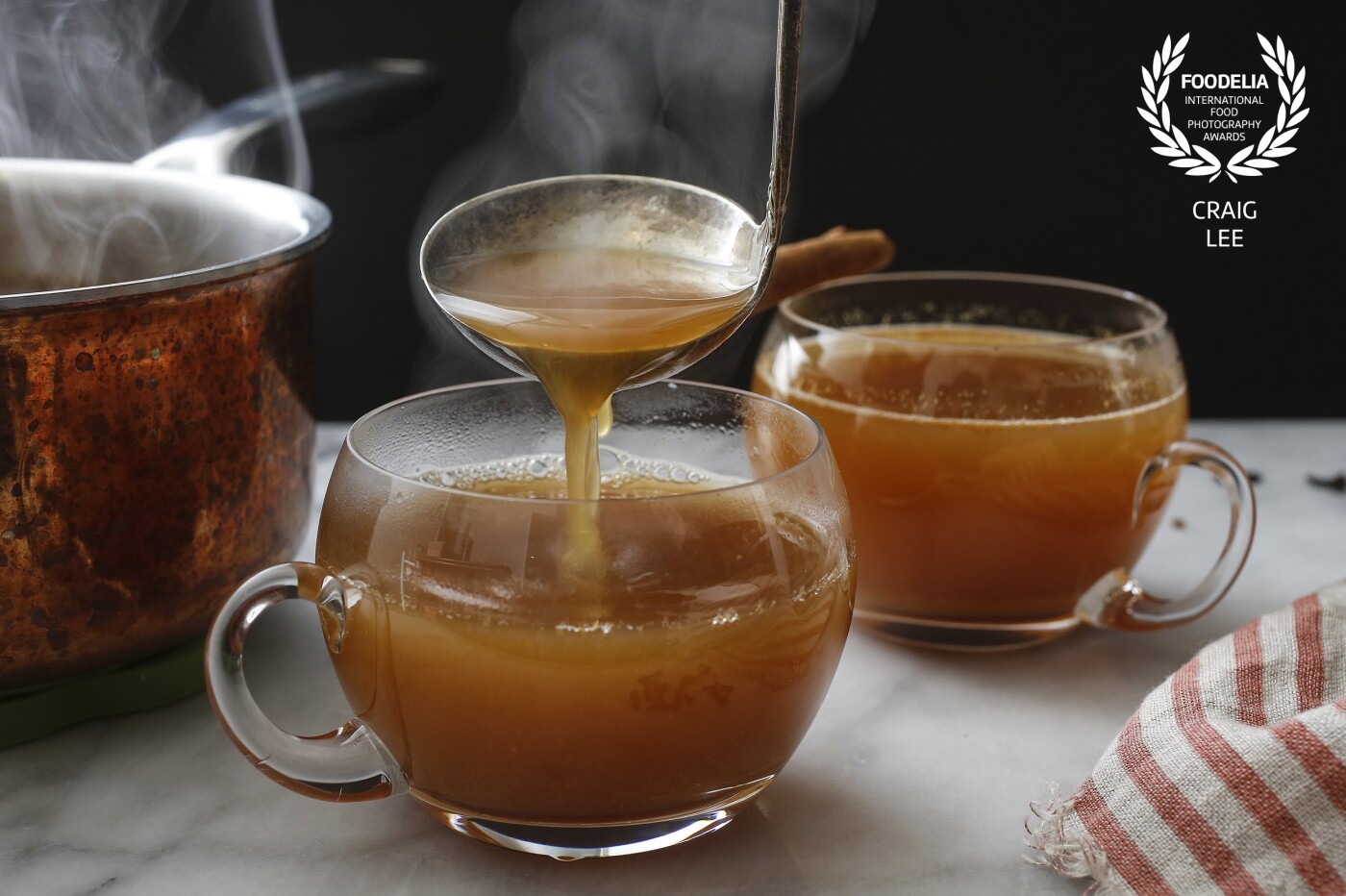 Cozy Cider recipe by Jacques Pepin photographed for the New York Times. Jacques Pepin's version of hot apple cider with bourbon or rum added as optional. Great for a winter day or the holidays. Styled by @the_bojon_gourmet and @snixykitchen.