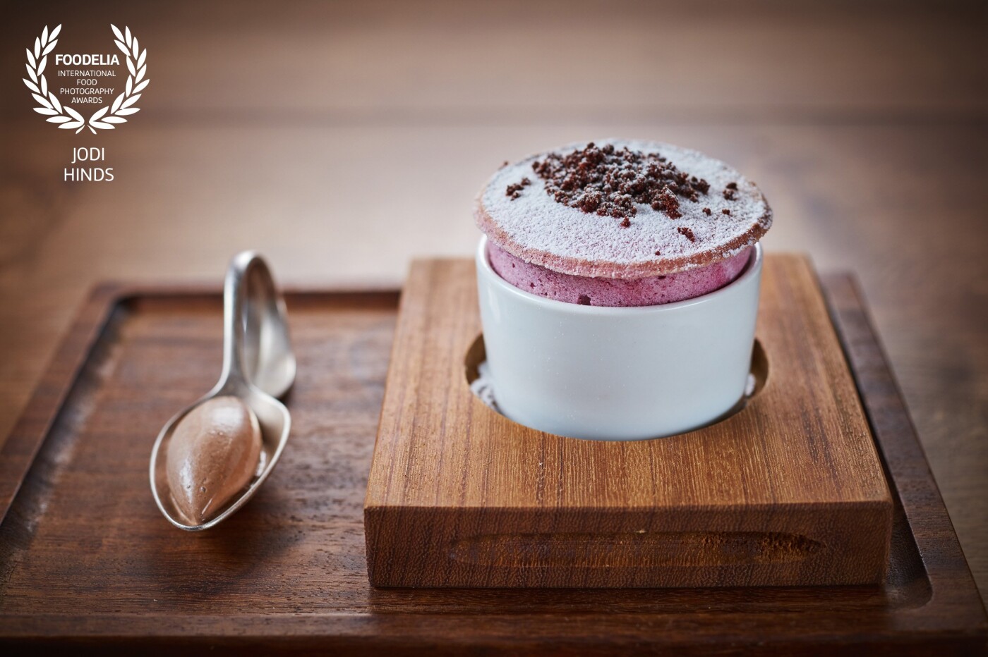 The most incredible cherry soufflé from the talented kitchen @simpsons_restaurant<br />
Chefs: @luke.tipping @chunk86 @franbrella<br />
Restaurant: @simpsons_restaurant<br />
Photographer: @jodihindsphoto