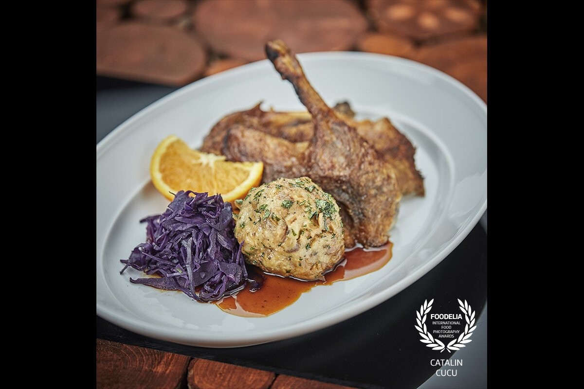 Roasted Austrian Style Duck with Red Cabbage and Bread Dumpling<br />
A beatyfull dish created by the talented Chef @philippe_sommersperger<br />
newly awarded with one Hat @gaultetmillau<br />
<br />
Photographer:Catalin Cucu<br />
Chef:@philippe_sommersperger<br />
Restaurant:@gasthof_goldgasse_salzburg<br />
<br />
