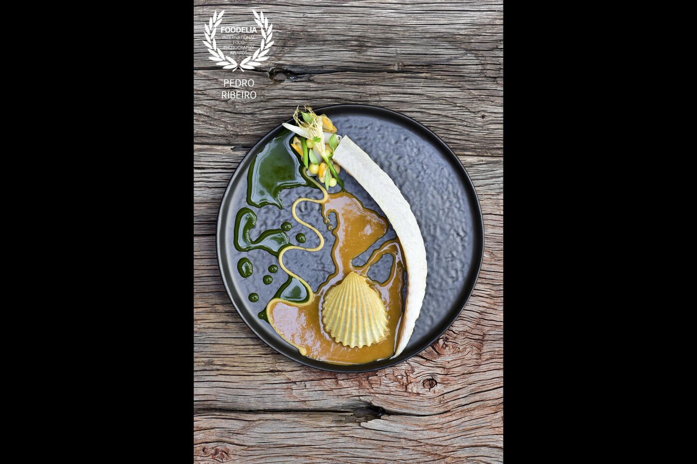 This image was made while visiting the one star Michelin restaurant Fortaleza do Guincho in Cascais, Portugal.<br />
This menu with sea inspiration was created by Executive chef Gil Fernandes.<br />
