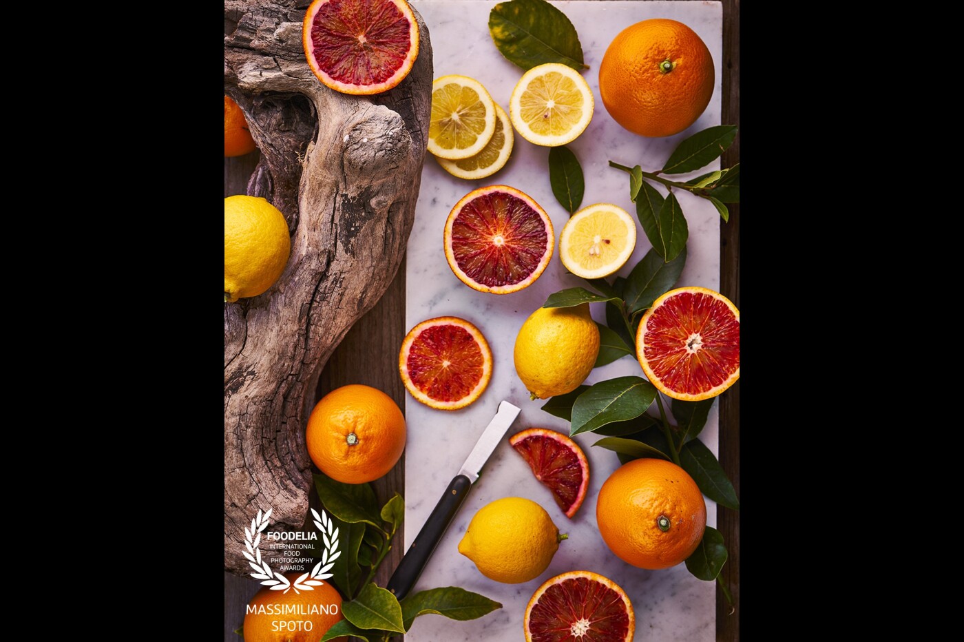 Selection of Sicilian citrus fruit (Blood oranges & lemons).<br />
Camera: Sony Alpha A7RII<br />
Lens: Sony 50 mm macro<br />
Flash: Elinchrom with a softbox<br />
Settings: ISO 64, 1/125 sec at f/11 with a tripod<br />
Shot in my studio
