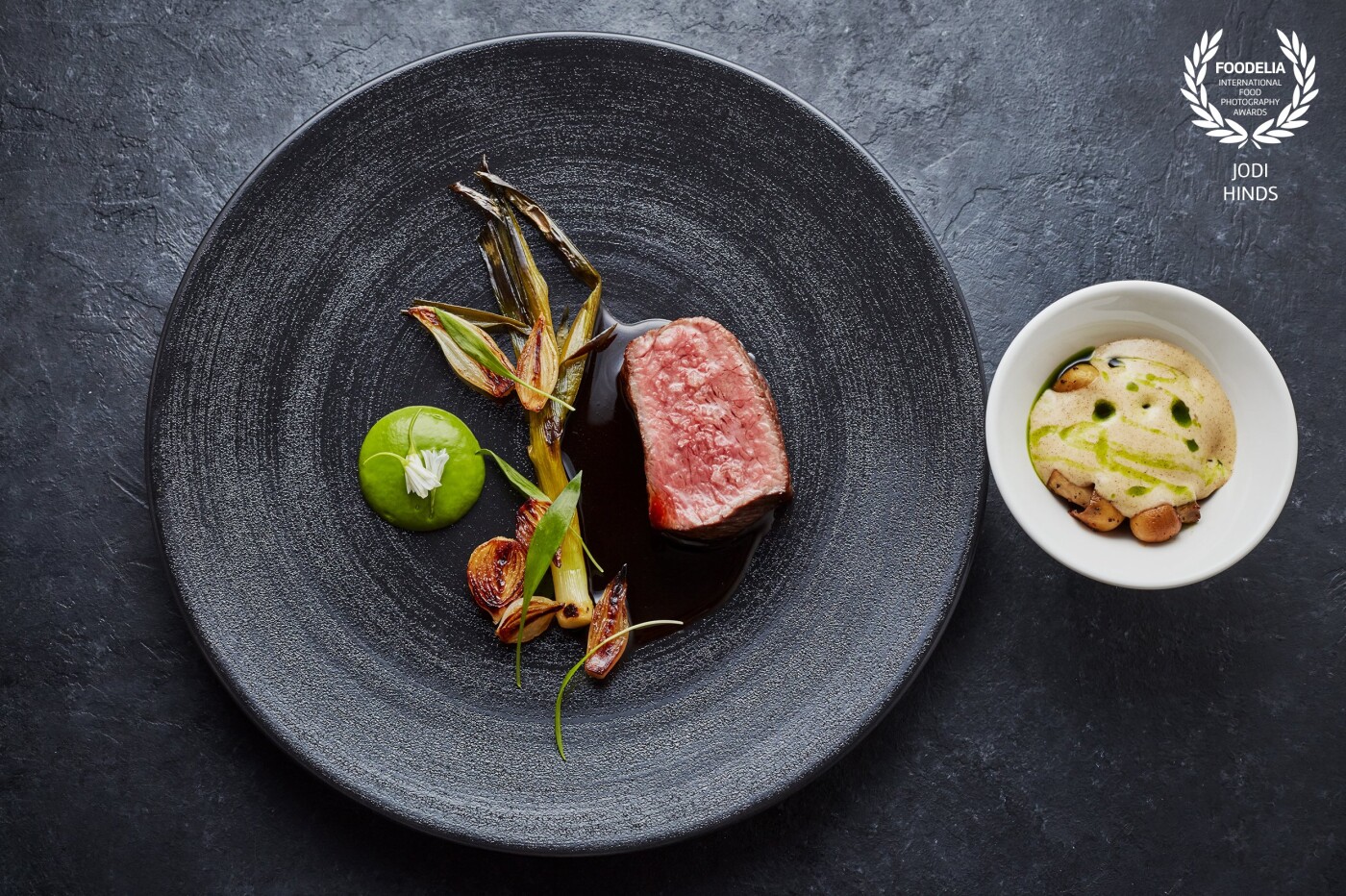 Taken during the Bocuse d'Or UK fundraising dinner - this stunning beef dish is the creation of Simon Rogan with stunning beef supplied by Aubrey Allen.<br />
The Bocuse d'Or is the world's most prestigious culinary competition and Team UK are active in reaching the podium.<br />
@bocusedor @bocusedoruk<br />
 @rogan_simon @roganic @lenclume<br />
@aubreyallenbutchers<br />
@simon_the_butcher_aubrey_allen