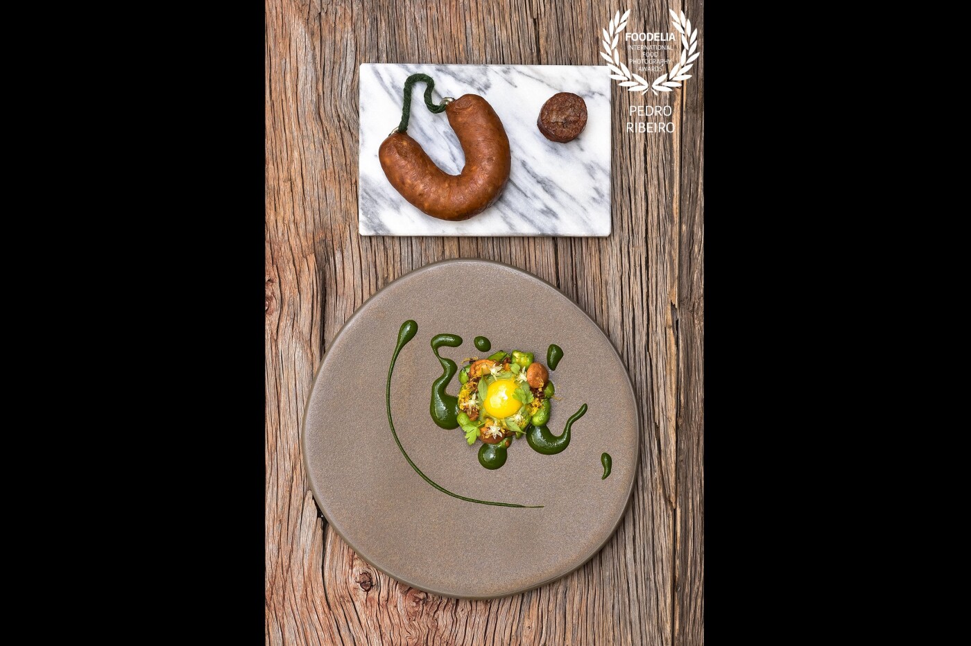 This image was made while visiting the one-star Michelin restaurant Fortaleza do Guincho in Cascais, Portugal.<br />
This menu with sea inspiration was created by Executive chef Gil Fernandes.