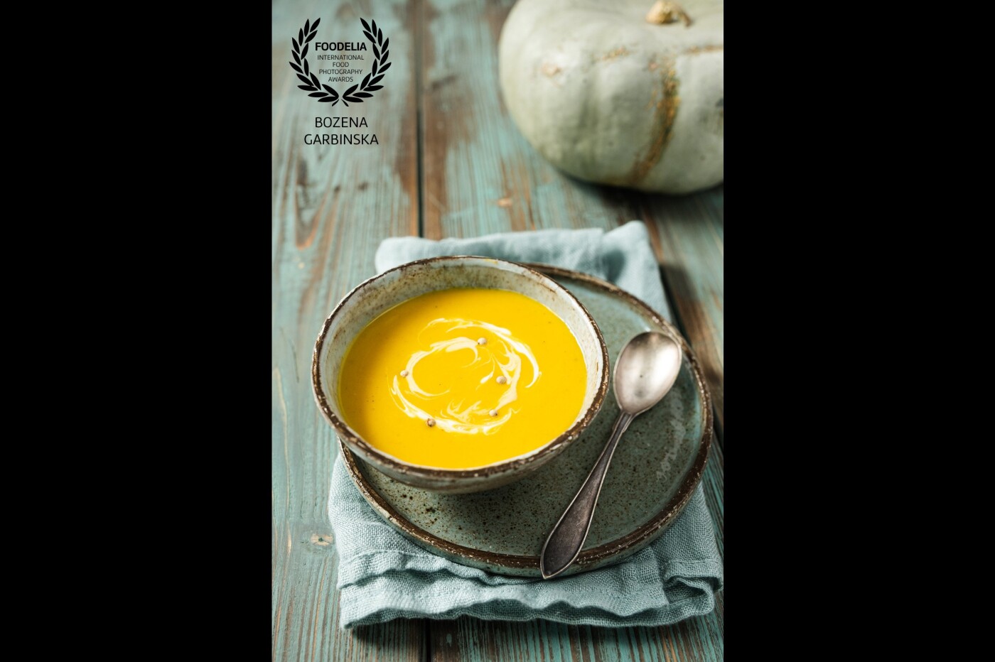 Pumpkin soup - autumn is the best time for warming soups, like this one with pumpkin.<br />
Camera: Fuji X-T3<br />
Lens: Fujinon 16-55 F2.8