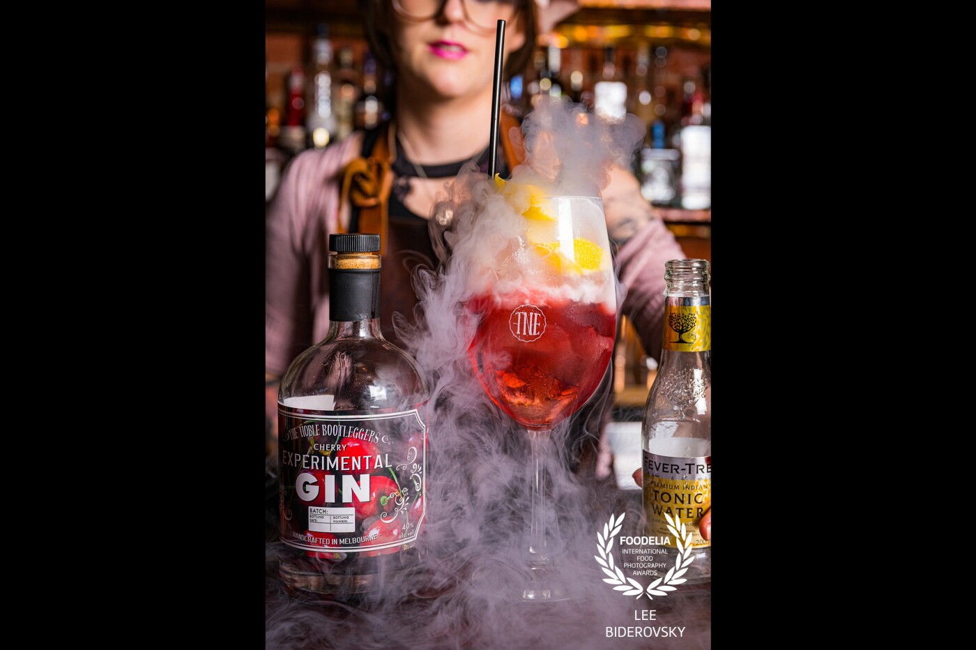This image was shot as part of a monthly social media photo shoot for a restaurant in Collingwood, in Melbourne. For this shot, we used natural light and lots of dry ice, which is so much fun to play with. We had heaps of fun creating this series!! 