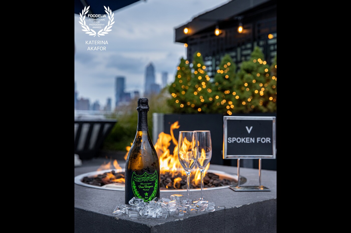  “Marcus at Nohu Rooftop”, where I took this photo, speaks to your special experience with spectacular views of Manhattan and the warm glow of their fire pits ushering you to the delight of Chef Marcus Samuelsson’ culinary creations.