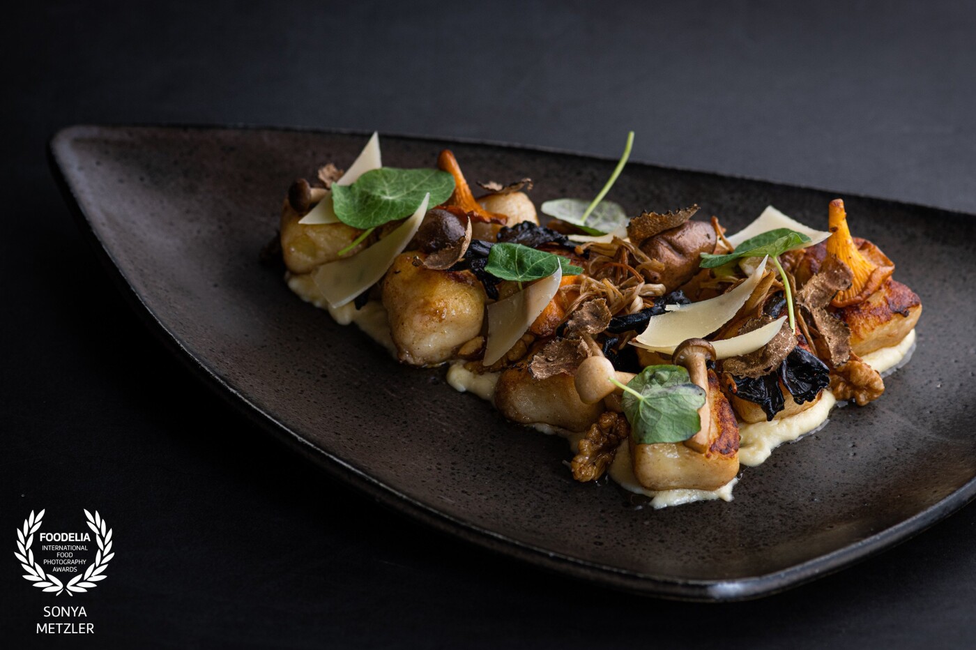 Potato Gnocchi | Parmesan Cream | Wild Mushrooms | Walnuts And Black Winter Truffles<br />
<br />
By chef @fabrimazzeo<br />
Restaurant @salut.restaurant in Islington, London