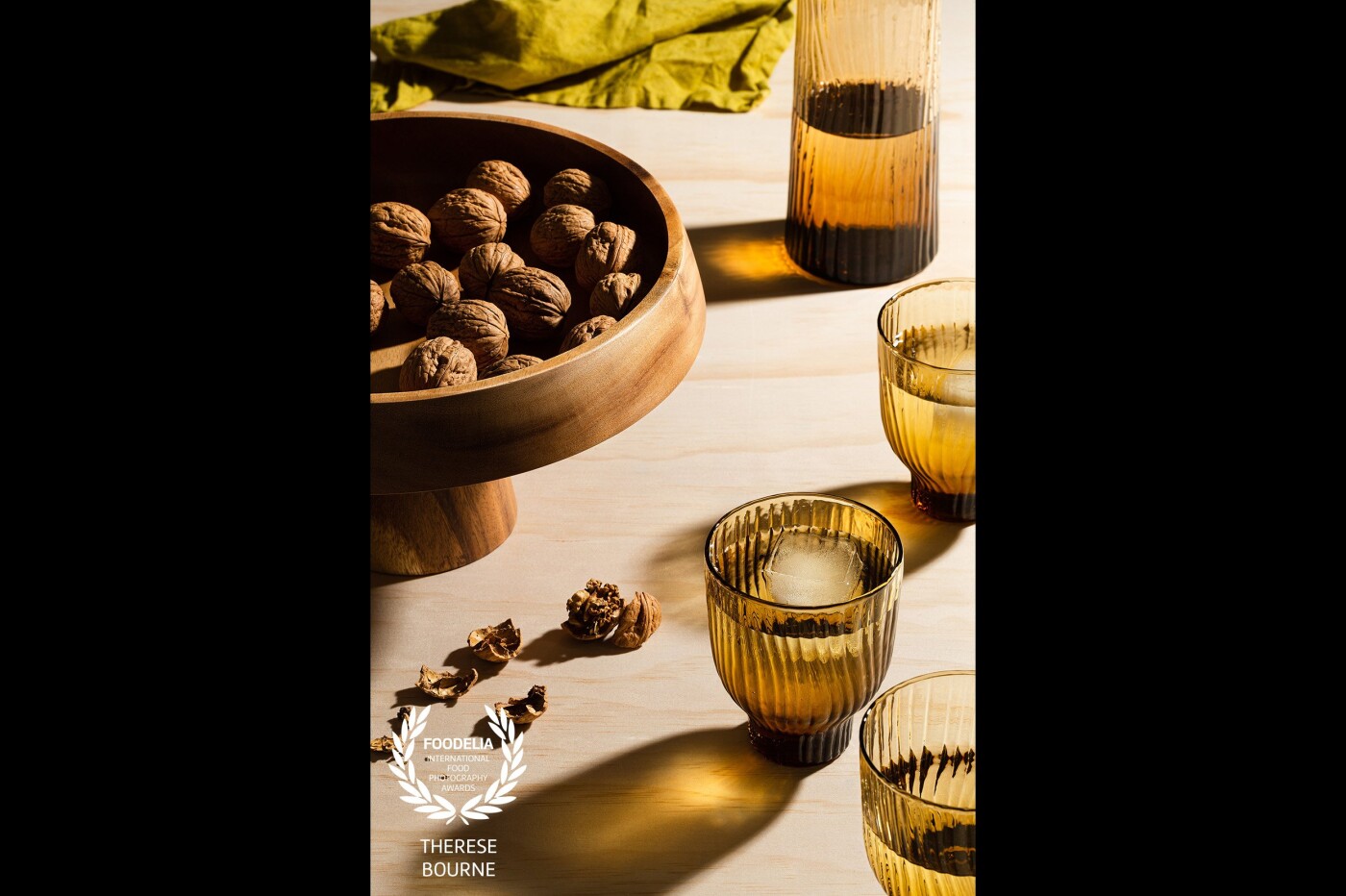 I love working with hard light and dramatic shadows. The light on the walnuts makes my heart skip a beat. I'm so lucky that my client gives me full creative license.
