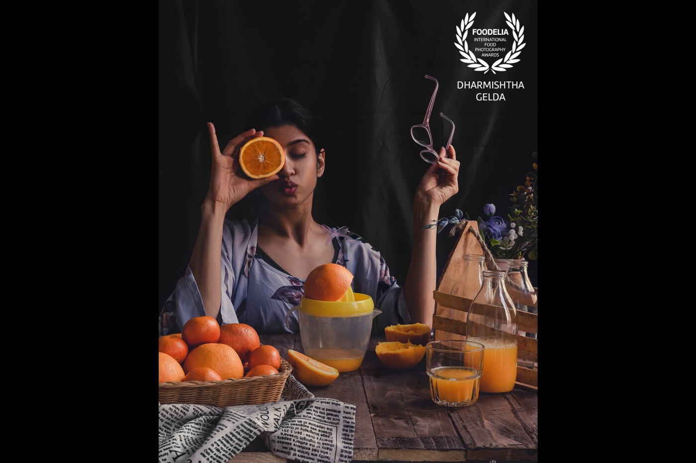 Sometimes, the best shoots are the ones that you do spontaneously. Usually naturally shy, I decided to jump on the bandwagon on this Orange shoot. I was feeling Zesty that morning and wanted to reflect my mood through this Citrus shoot. Hope you enjoy the fruits of my labor.