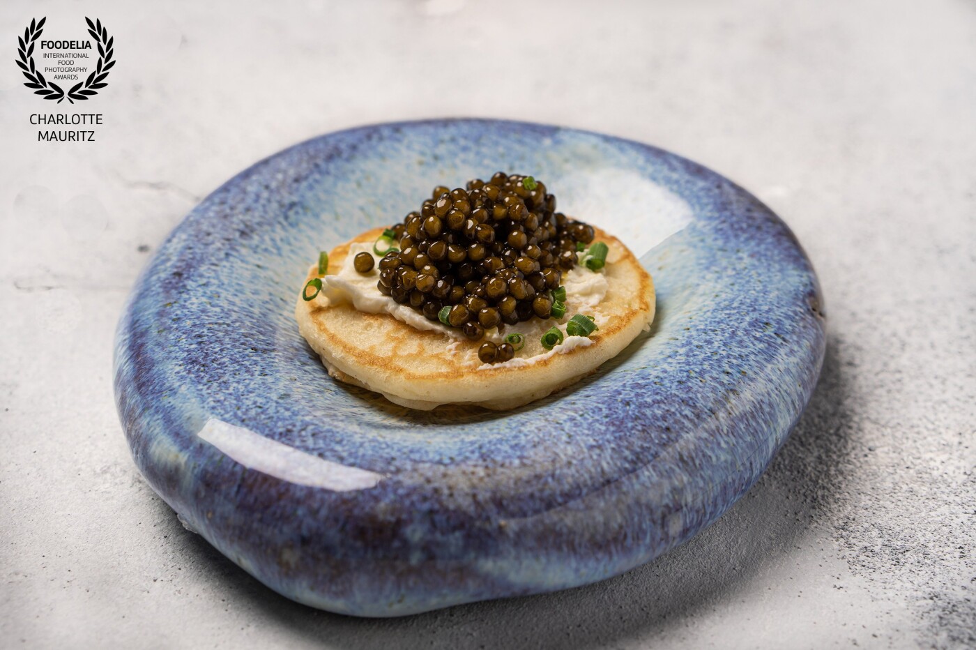 Started our birthday dinner with caviar from Restaurant Mos. Served on a beautiful plate of Maravillas Ceramics. Always a good way to start your dinner! 