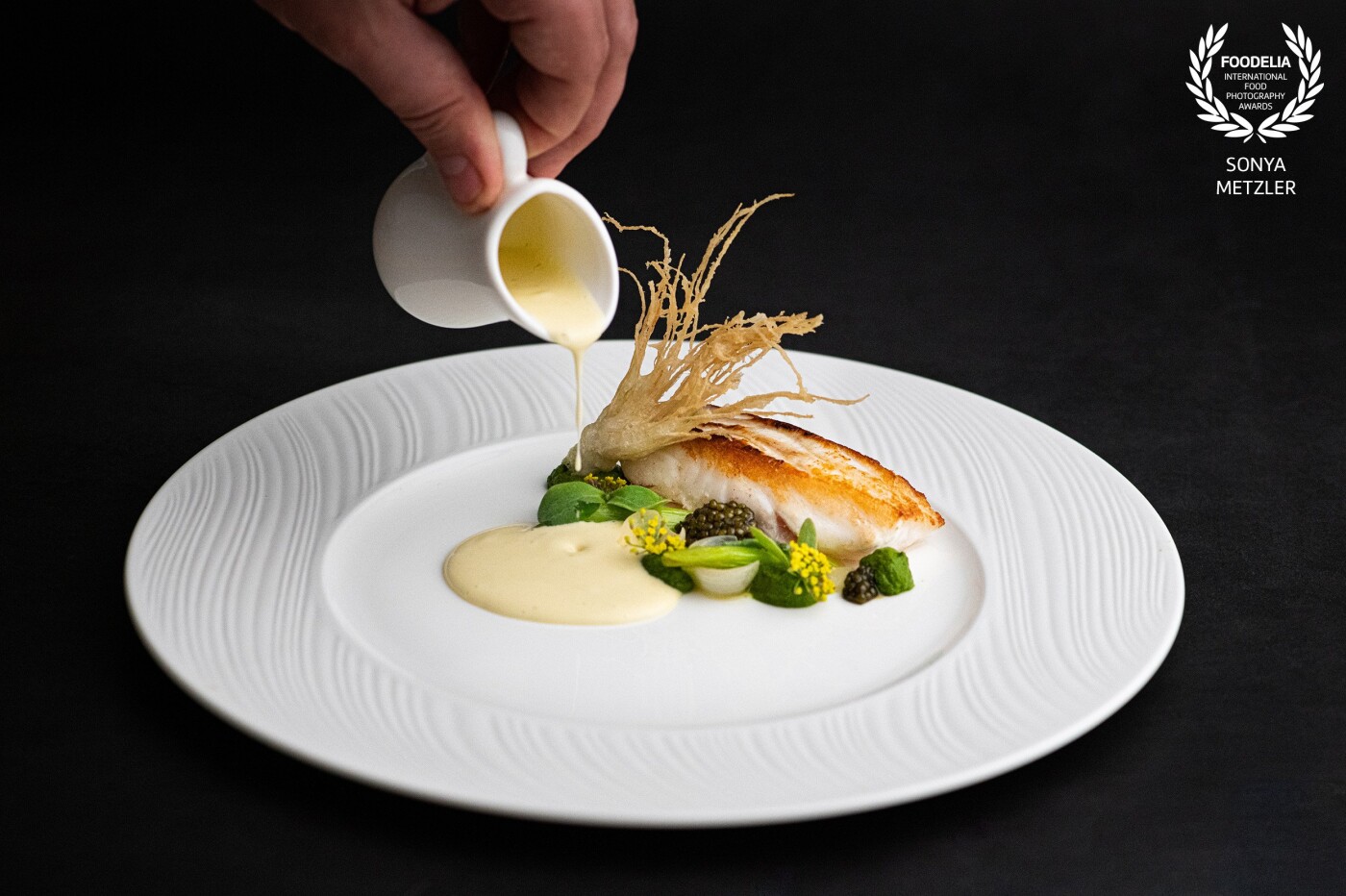 Classic Flavours - Turbot | leek | Caviar | Yuzu Kosho<br />
<br />
Chef Victor Garvey & Team<br />
<br />
Michelin Starred Restaurant @solasoho  Soho, London