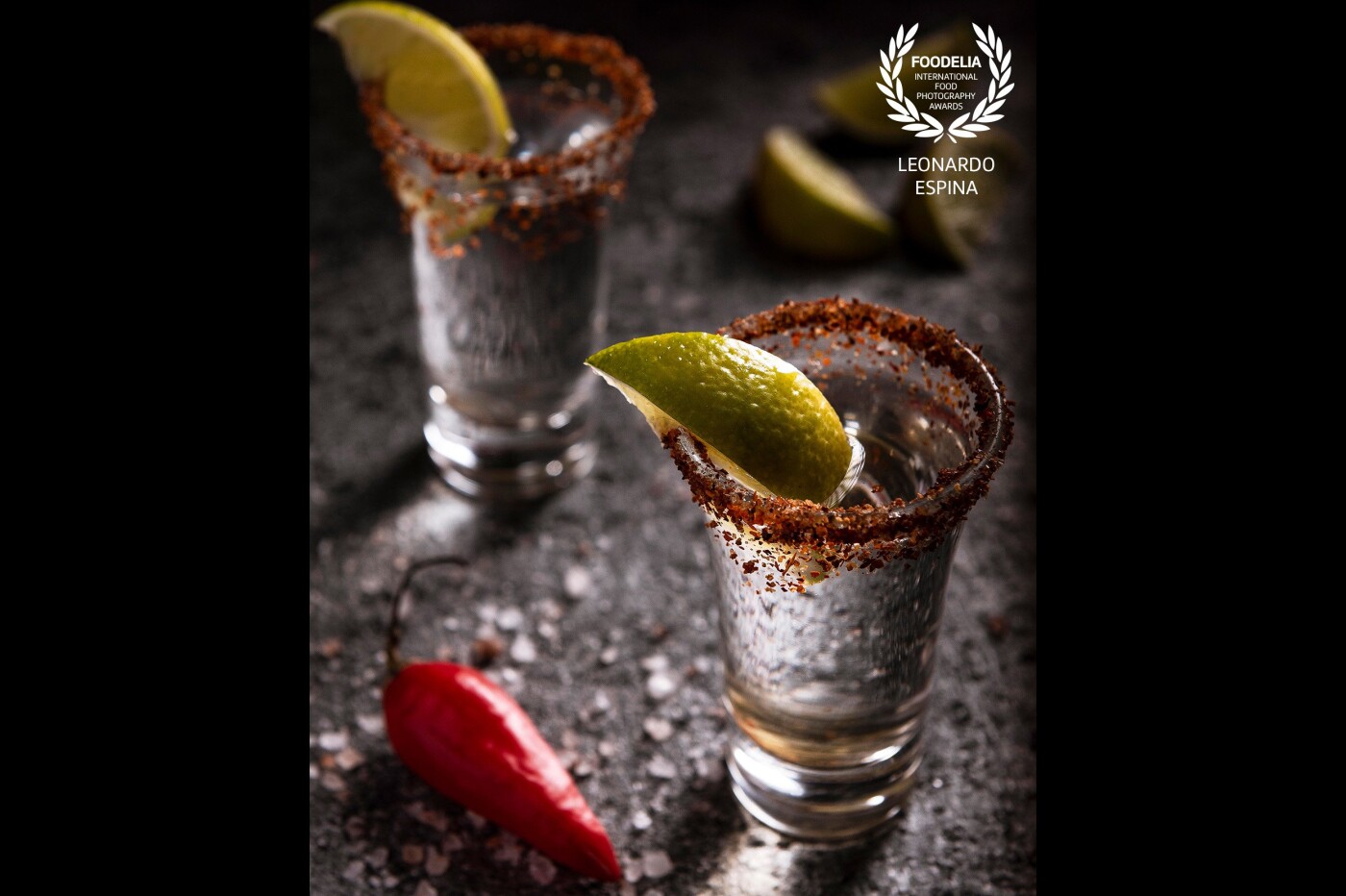A shot of tequila never goes bad. A very dramatic scene in a dark lighting set up. Giving mystery and drama to the photo…<br />
Enjoy it!!!