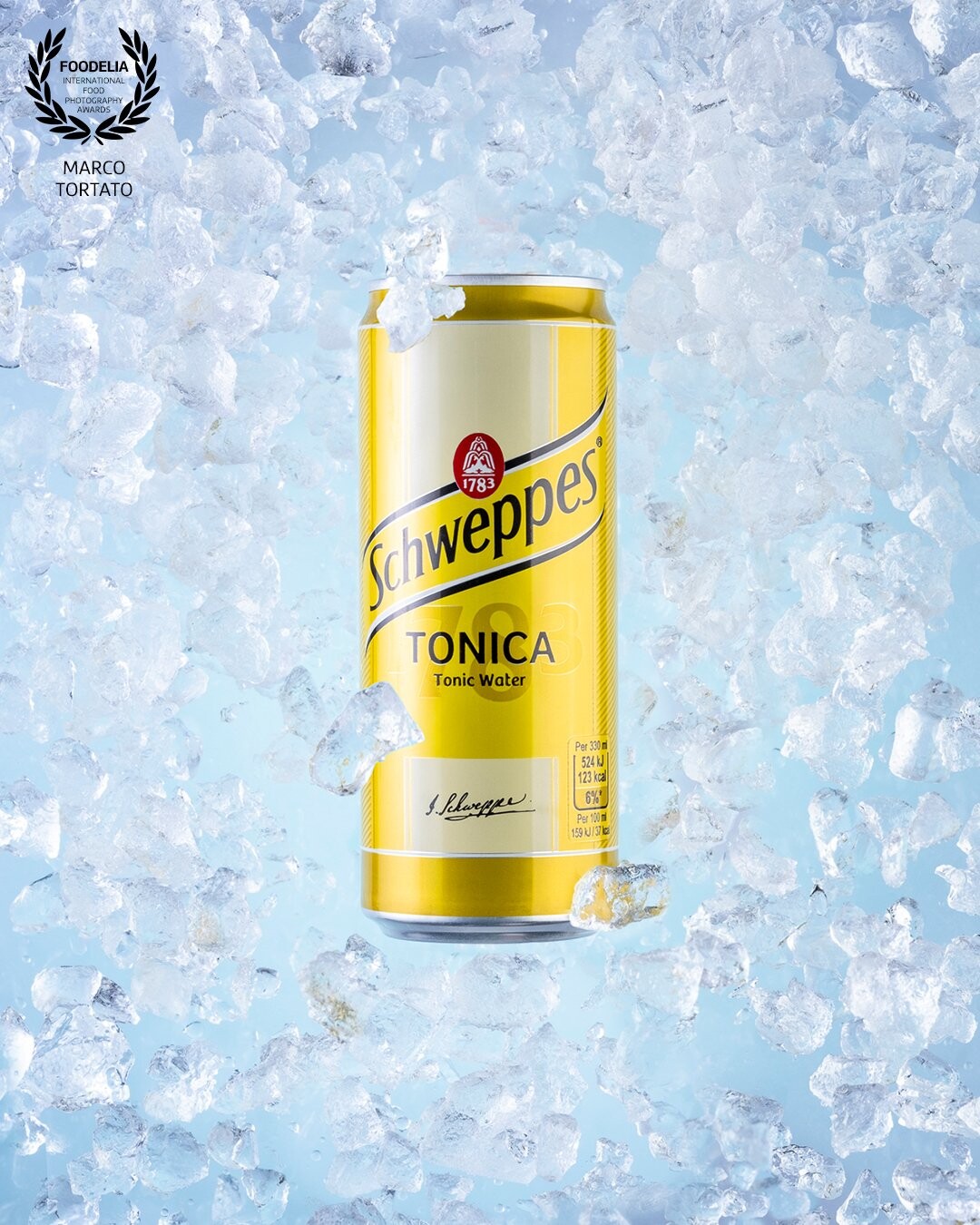 Schweppes on the rocks. <br />
I love tonic water when I am thirsty during Summer.<br />
Conegliano (TV) - Italy<br />
@yorick_food_and_wine<br />
marcotortato.it
