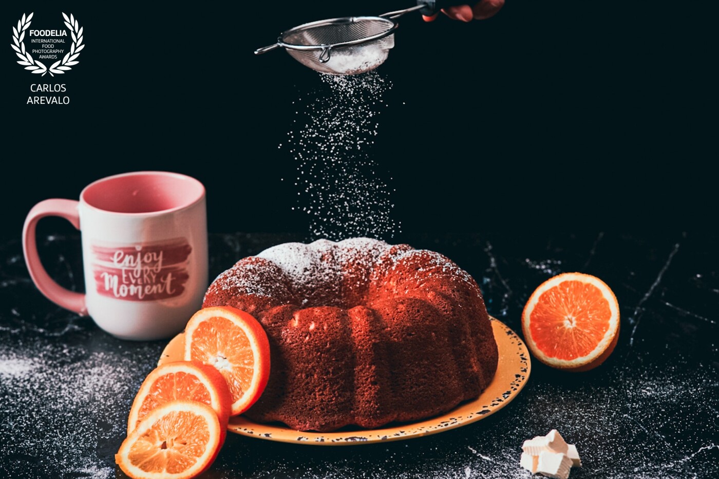 Part of the happiness is enjoy every single moment and if u add a little bit of sugar you gonna have a sweet <br />
<br />
Ingredients <br />
Flavor sugar orange and love <br />
Was cooked by Lisbeth Sanabria Reyes <br />
Photo by Carlos Arevalo