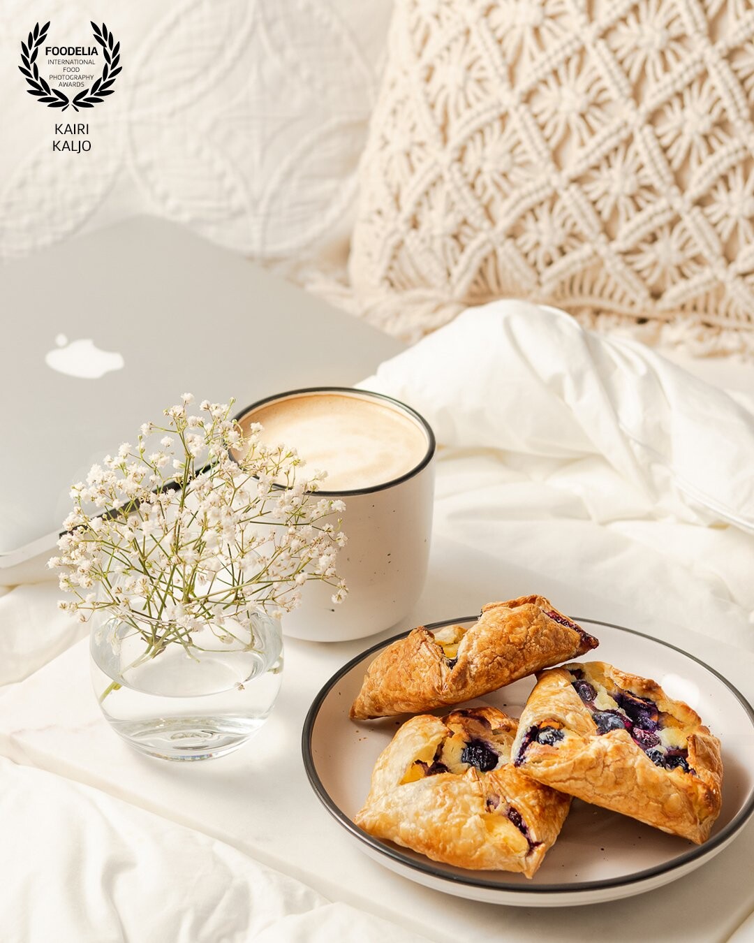 I love breakfasts at weekend. Slow mornings, no rush anywhere and certainly  a coffee in bed. Even better when it comes with freshly baked pastries.