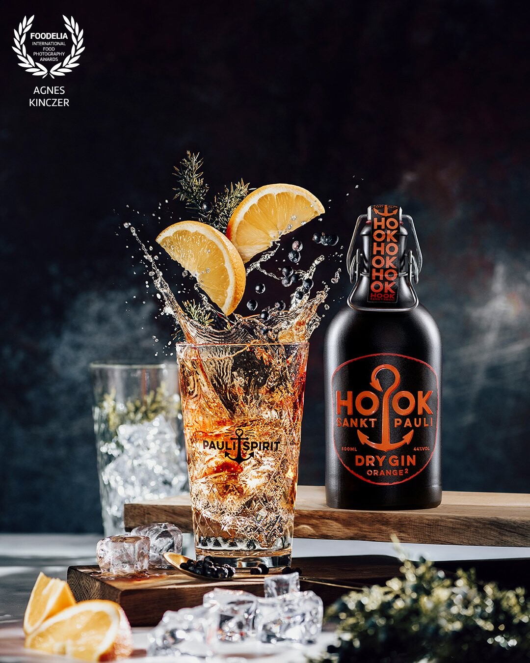 Based on a concept developed together with the client, the aim was to visualize the flavours and freshness of the drink, at the same time highlighting the product. Part of an advertisement campaign.