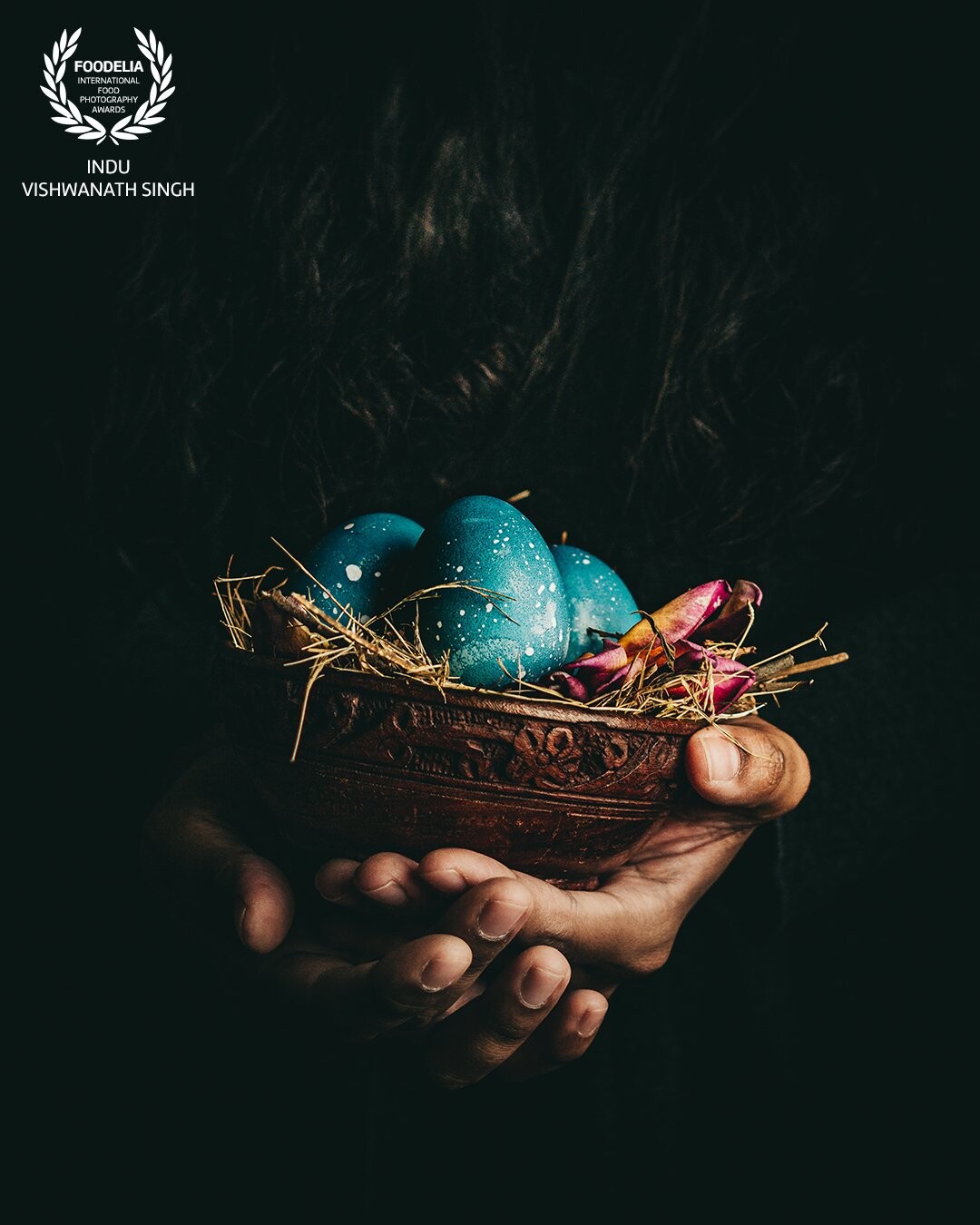 The beauty of these Easter eggs came from the joy of naturally dying them along with my little girl! I wanted this shot to look precious with the careful gracious hold.