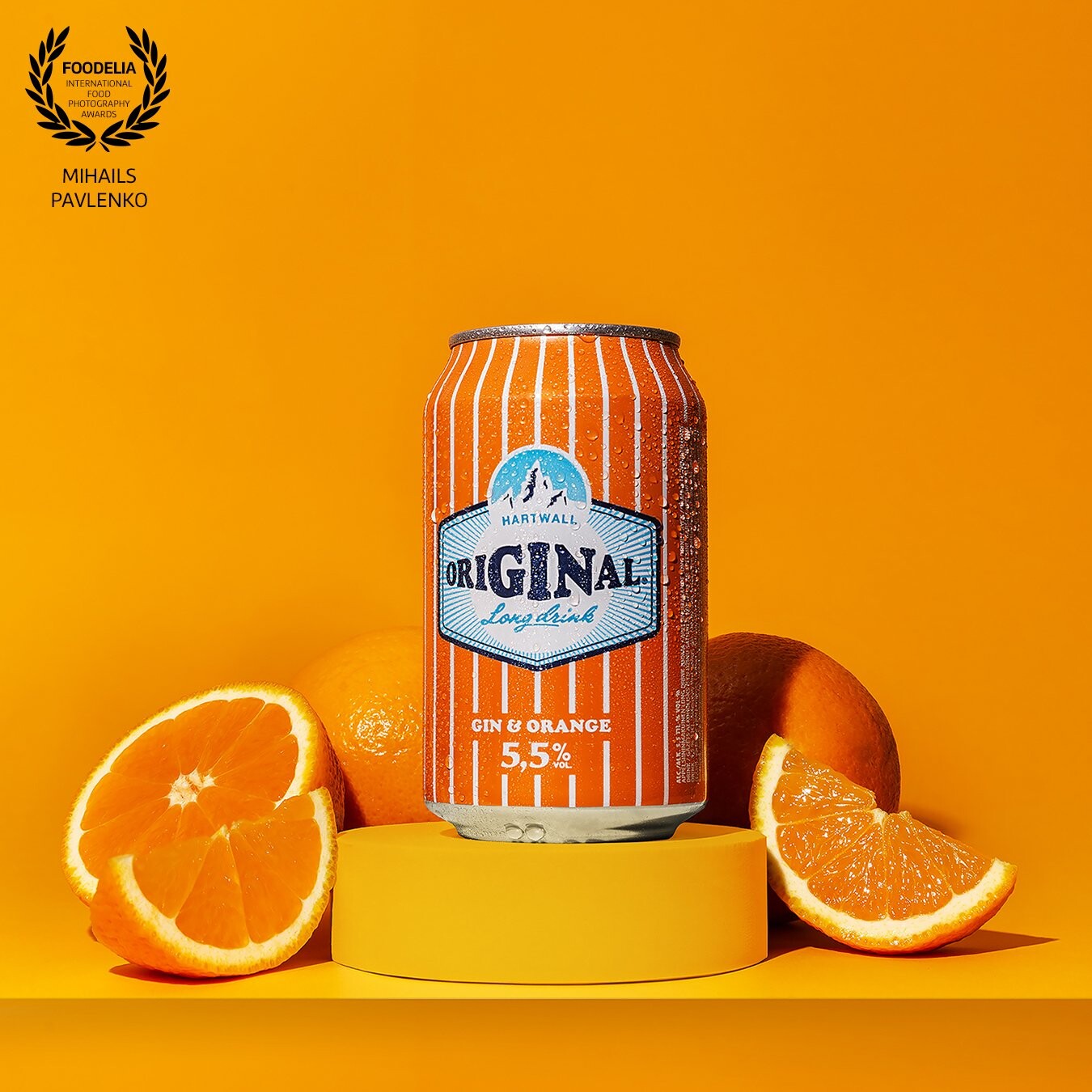 Photo shoot of gin & orange drink by Hartwall Original Long Drink @originallongdrink . Big thanks to @originallongdrink.lv<br />
Made with stylist @karunavolodina and @primoriga