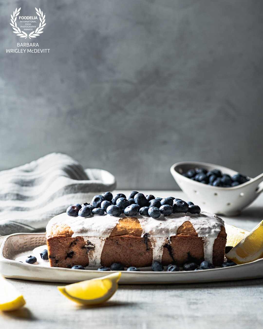 There really is nothing better than blueberry lemon pound cake for a sweet treat.<br />
<br />
Shot with a Nikon D850, 105mm lens and a Profoto B-1 with white umbrella.