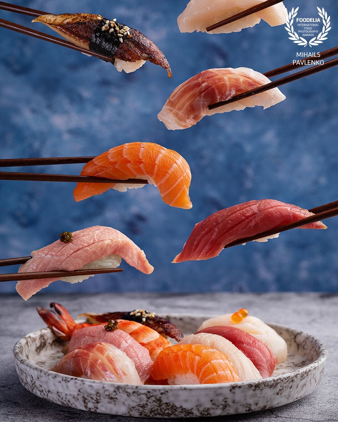 Nigiri time. Set of delicious nigiri sushi in one of the best sushi place/restaurant in Latvia. Photo shoot for @thecatch.riga . Just come and check.