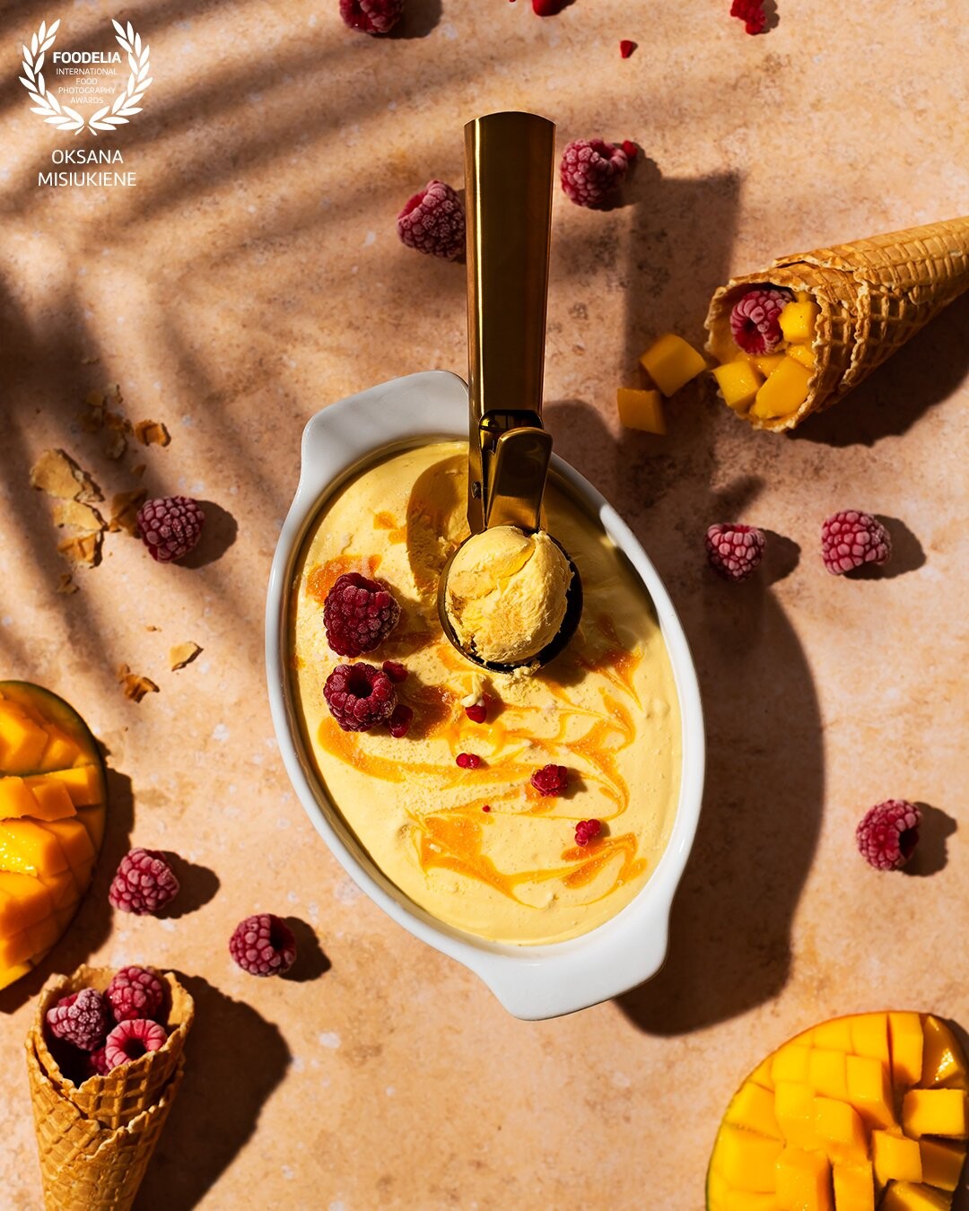 Is there anything more delicious than a dessert made with your favorite fruit? Well this Mango ice cream is heavenly & you will fall in love with it instantly. This homemade mango ice cream tastes like summer and is so easy to make!