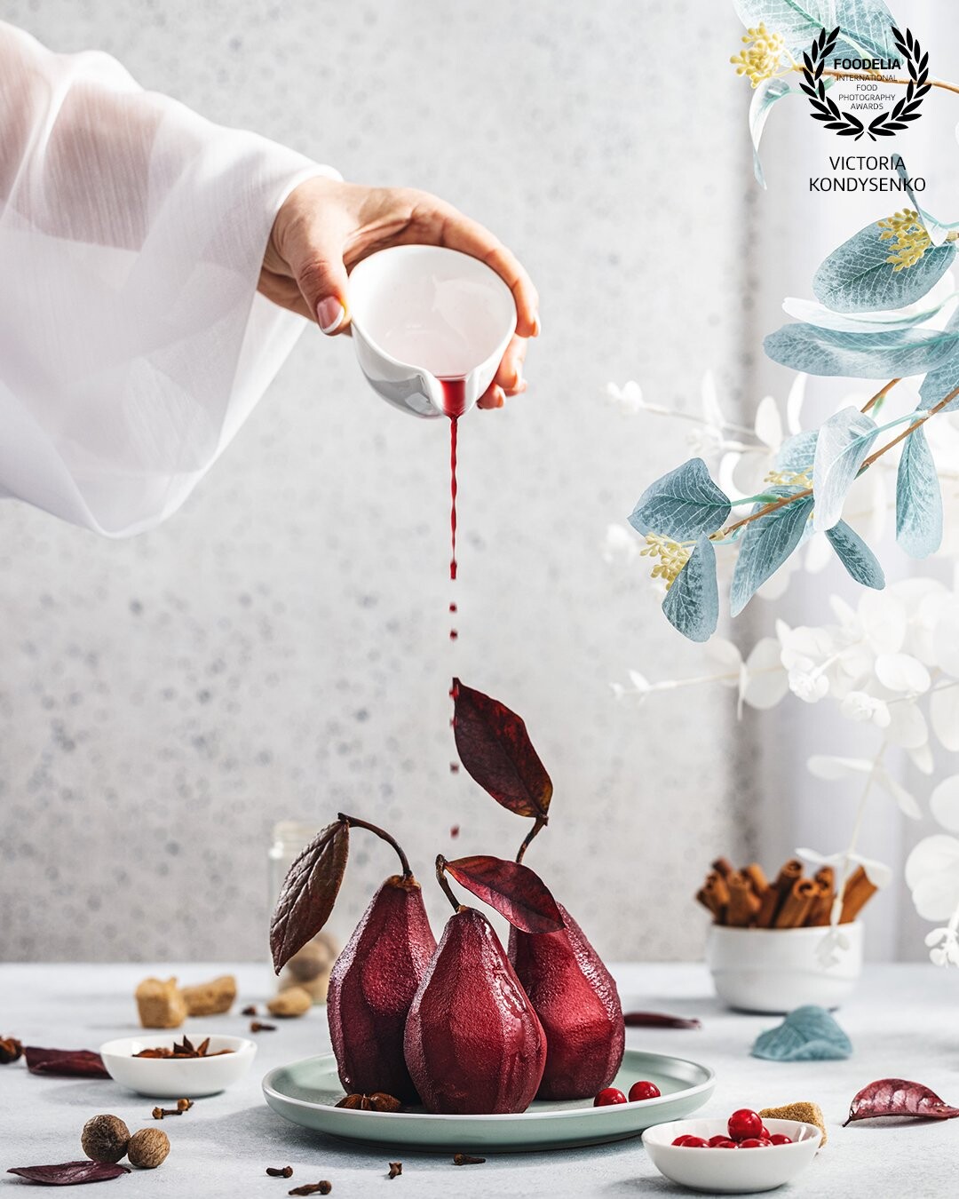 Red Wine Poached Pears are a classic French dessert<br />
It’s such a simple dessert, yet delightfully flavorful and very elegant and impressive. They have a great balance of sweet, spice and fruity flavors, and the deep red color turns this into a beautiful centerpiece dessert too.