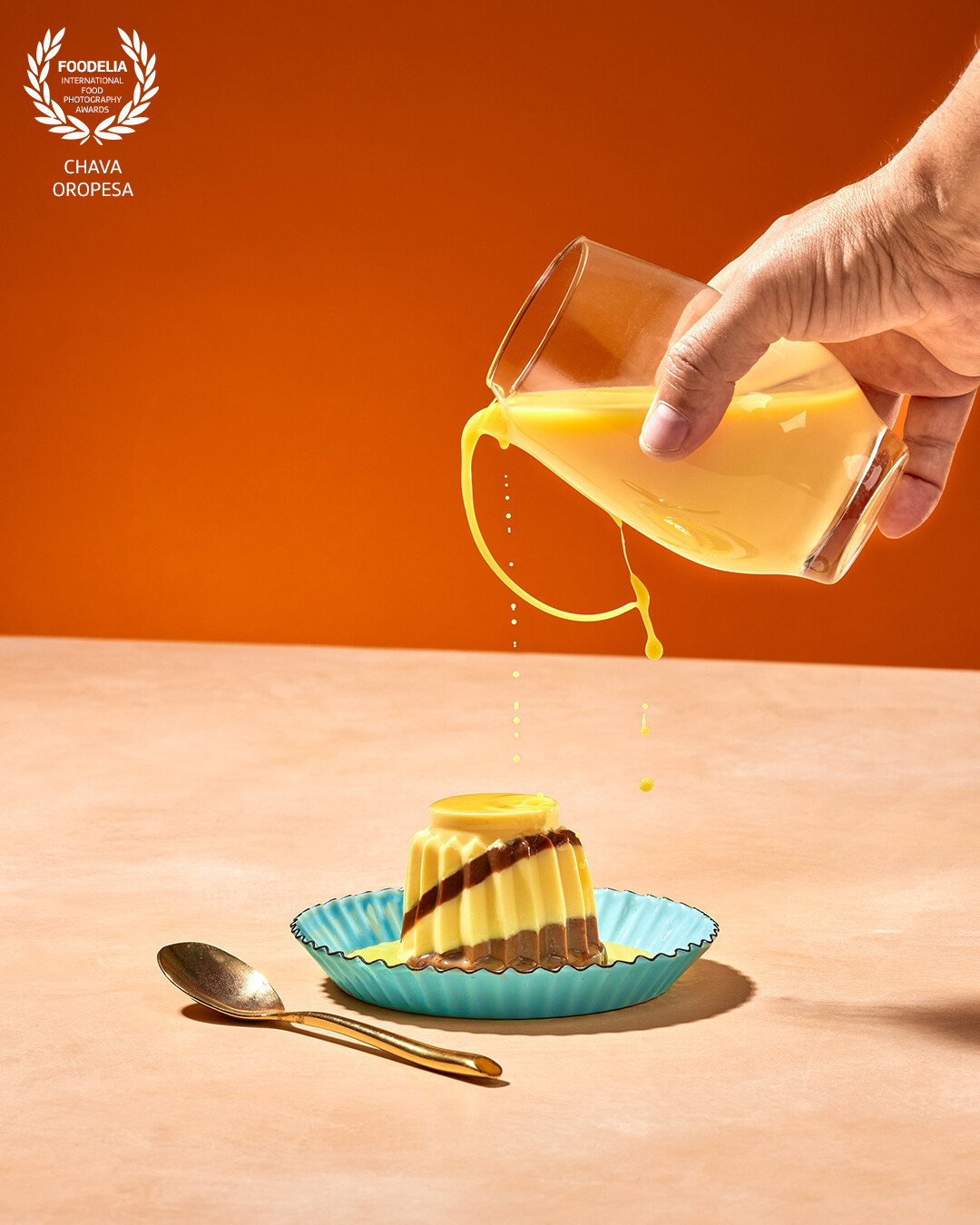 Personal work for my ongoing project "Con Mucho Cariño", a collection of my mother's recipes. Pictured is Rompope Jello. Check my website to see the shoot and the recipe.