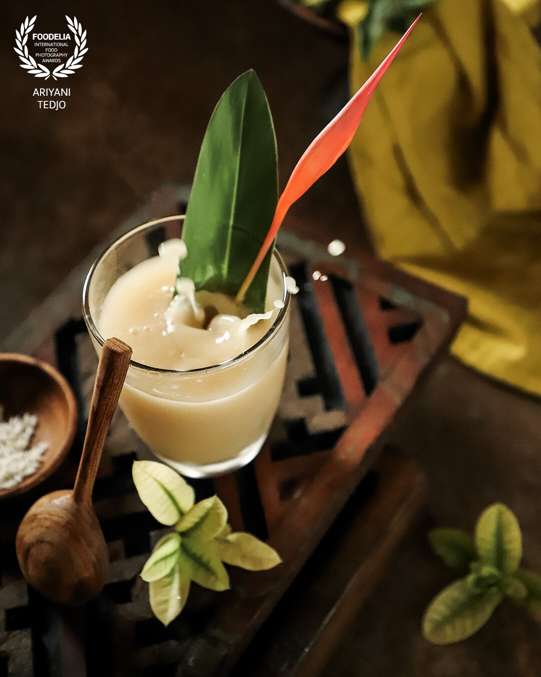 JAMU BERAS KENCUR<br />
<br />
An Indonesian traditional herbal remedy, named Jamu in Indonesian. This particular variant is Jamu Beras Kencur, a mixture of rice milk and lesser galangal juice.