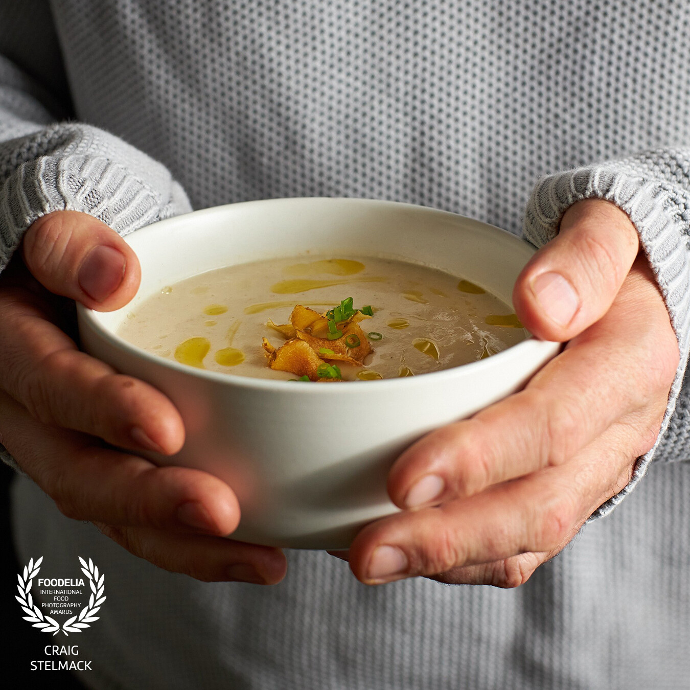 It’s soup season in Australia and freshly dug sun chokes were the inspiration for this winter warmer.