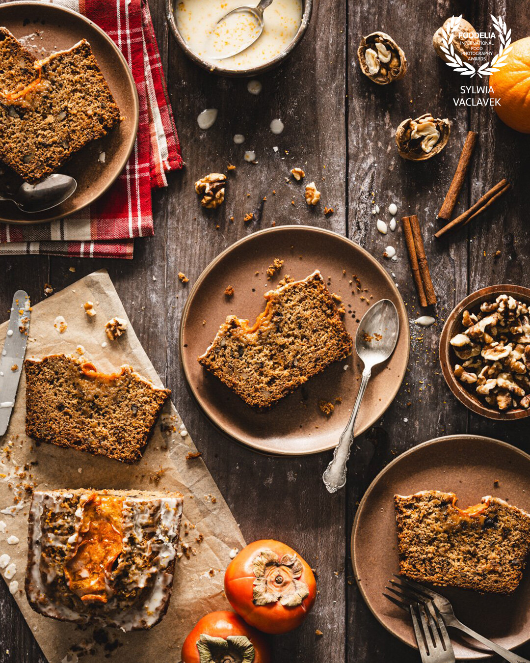 This Persimmon Bread is everything you want in a cozy winter loaf. It is soft, moist, and packed with warm, nutty flavors. I dare to say it is much better than banana bread! <br />
<br />
Fresh persimmons bring a natural sweetness, while browned butter and warm spices create an irresistible depth of flavor.