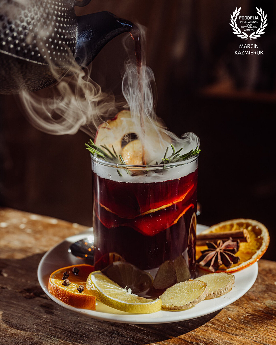 Winter tea: a jug of black and fruit tea, rosemary, anise, ginger, orange, cloves<br />
Served at one of the most lovely places in lower silesia Poland - Villa Greta<br />
@villagretapoland<br />
@marcin4funphotos<br />
@fotofoodie @nikon_pl @nikoneurope @nikonusa @godox_global @ulanzi.official