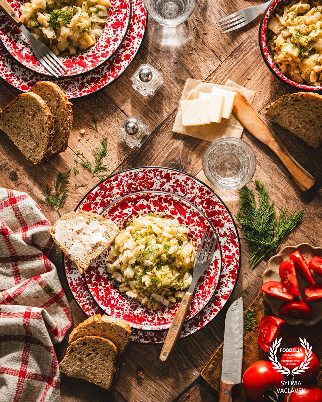 Easy Braised Polish Cabbage – Kapusta zasmazana is a simple yet flavorful side dish. <br />
With caramelized onions, aromatic spices, and a touch of tanginess from sauerkraut juice, this dish is packed with comforting flavors.